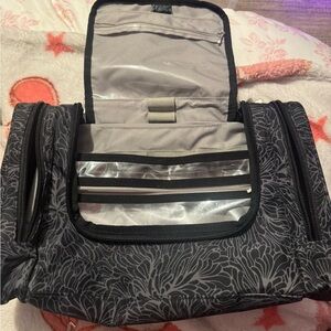 Baggallini Black and Gray Cosmetic Bag